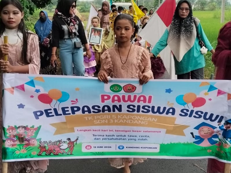 PAWAI PELEPEASAN SISWA KELAS 6 SD NEGERI 3 KANDANG TAHUN AJARAN 2026/2027